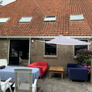 Terras met zithoek